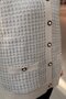 V-Neck Front Buttoned Sequin Knit Embroidered Sweater Cardigan - 4