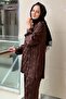Kensinden Patterned Asymmetrical Buttoned Shirt and Trousers Set - 3