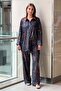 Shawl Patterned Shirt Pants Set - 2