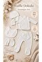 Lorio Unisex Hospital Release 100% Cotton Snap Fastener Newborn 5-Piece Set - 4