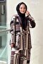 Patterned Satin Jacket Panoloton Set - 4