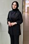 Double-Breasted Collar, Waist Drawstring, Brooched Jacket, Undershirt, Trousers, 3-Piece Set - 3