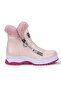 250 Patent Leather Cracked Zippered Girl's Boots - 4