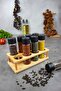 Jasmine 8-Piece Spice Set, 8-Piece Spice Set with Wooden Stand - 2