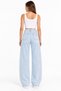 Premium Original Branded 100% Cotton High Waist Wide Leg Loose Fit Denim Jeans Trousers - 2