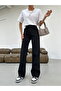 Women's Denim Palazzo Pants - 4