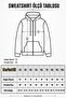 Plus Size Unisex Hooded 3ip Sweat 11701 ANTHRACITE MELANGE - 4