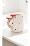 Special Design Ceramic Mug Cup with Handmade Mushroom Handle 400 ml - 3