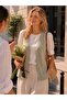Women's V-Neck Buttoned Ribbed Thin Bamboo Mercerized Vest - 2