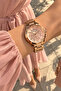 Rose Color Steel Strap, Waterproof, Women's Wristwatch in a Stylish Gift Box