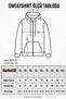 Large Size Basic Seasonal Zippered Hooded Sweat 22751 Claret Red - 4