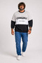 Large Size Crew Neck 3Ip Sweat Chao Ku 25721 Gray - 2