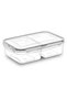 1 Liter Food Storage Container with 2 Compartments, Leak-Proof Gasket and Locking Lid -Lc505 - 5