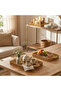 Interlocking Set of 3 Rectangular Plastic Rattan Trays – Wicker Look Multi-Purpose Serving and Presentation - 4