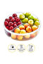 3-Compartment Leak-Proof Gasket Sealed Locking Lid 1.35 Liter Round Food Storage Container Lc-500 - 4