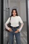 Ecru Lace Sleeve Sweater
