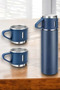 Stainless Steel 3-Piece Thermos Set Vacuum and 8 Hours Heat Preservation - 3