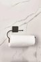 Black Paper Towel Holder with Adhesive Square Head - 2