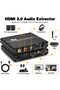 black 4K 60HZ HDMI 2.0 Audio Extractor Optical TOSLINK SPDIF 5.1CH R/L 4K HDMI to SPDIF+R/L+3.5MM 18 - 2
