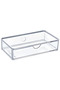Transparent Drawer Makeup Jewelry Organizer Organizer 10×18×4 cm - 2