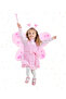 Powder Pink Color Butterfly Wing Crown and Stick 50X37 cm - 3