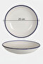 6-Piece Venue Deep Plate 25cm Rim Navy Blue - 2