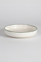 Set of 6 Toledo Deep Plates 22cm Rim Green - 6