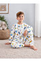 Long Sleeve Unisex Winter Children's Sleeping Bag 100% Cotton Space Patterned 20-24 Degrees 1 Tog Anti-Sweat - 3