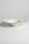 Valencia Pasta Plate 28cm Rim Green - 6