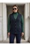 Patterned Steel Knit Classic Tricot Vest