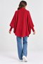 Women's Jacquard Poncho Model Cardigan - 6