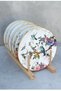 Flore 6-Piece Ceramic Cake Plate Set - 2