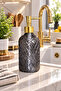 Alaçatı Single Glass Liquid Soap Dispenser Smoked | |   Modern Luxury Bathroom Accessory Decorative Liquid Soap Dispenser Soap Dispenser Countertop Sink for Bathroom & Kitchen | |   Gold Pompali | |   Dishwashing Detergent Hand Soap - 6