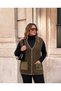 Steel Knit Classic Leopard Pattern Knitted Vest