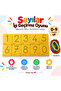 Educational Wooden Numbers Stringing Montessori Hand Muscle Development