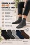 Original Men's 5-Pair Premium Bamboo Soft Textured Ultra Flexible Throat Structure Breathable Reinforced Heel Durable Toe 4-Season Suitable for Daily Use Half-Toe Socks Set |   5 Colors 40-45 Sizes - 2