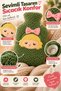 Green Plush Hot Water Bag – Soft, Safe and Stylish Girl Model, 1 Liter - 6