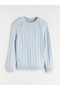 Esvab • Modern & Distinctive Zero Roba Collar Self-Embroidered Women's Knitwear Sweater - 6