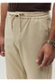 𝗚𝗟𝗔𝗦𝗚𝗢𝗪 Relaxed Fit Elastic Waist Lace-Up Knitted Jogger Pants - 4