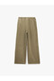 Beli Lace-Up High Waist Wide Leg Satin Trousers - 6
