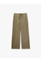 Beli Lace-Up High Waist Wide Leg Satin Trousers - 5