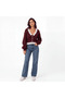 Tricot Cardigan with Collar and Skirt with Selani̇k Lace - 3