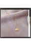 Stainless Steel Pearl Detail Oyster Women's Necklace 40+5 cm - 2