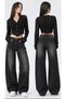 Y2K Baggy Black Jean Pants - 2