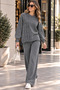 NEW SEASON SIDE CABLE-KNIT PEARL DETAIL KNIT SET - 3