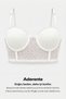 Ecru Lace Detailed Adjustable Strap Balconette Bra & Panty Lingerie Set - Underwired and Padded - 3