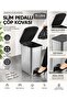 Slim Pedal Bathroom Kitchen Trash Can - 15 Liters - Anthracite
