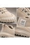 Ba0248 Cream Men's Sneaker - Breathable Linen Upper, Flexible Laces, Ultra Light Poly Sole, Casual Sports Shoes - 7