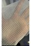 Honeycomb Patterned Tulle Curtain |   1/3 Frequent Pleats |   Ecru