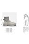 Large Size Women's Genuine Leather Boots 42-43-44-Beige Leather - 2